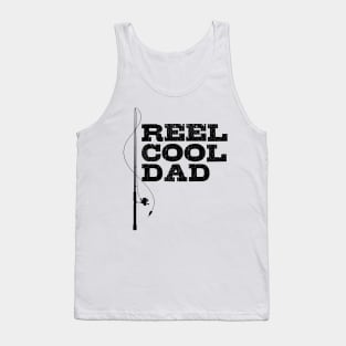 Mens Reel Great Dad T Shirt Funny Fathers Day Fishing Tee Gift for Fisherman Tank Top